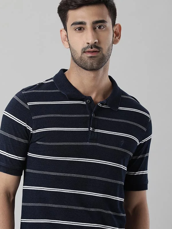 Men's Shirts with French CuffsMen Striped Polo T-Shirt