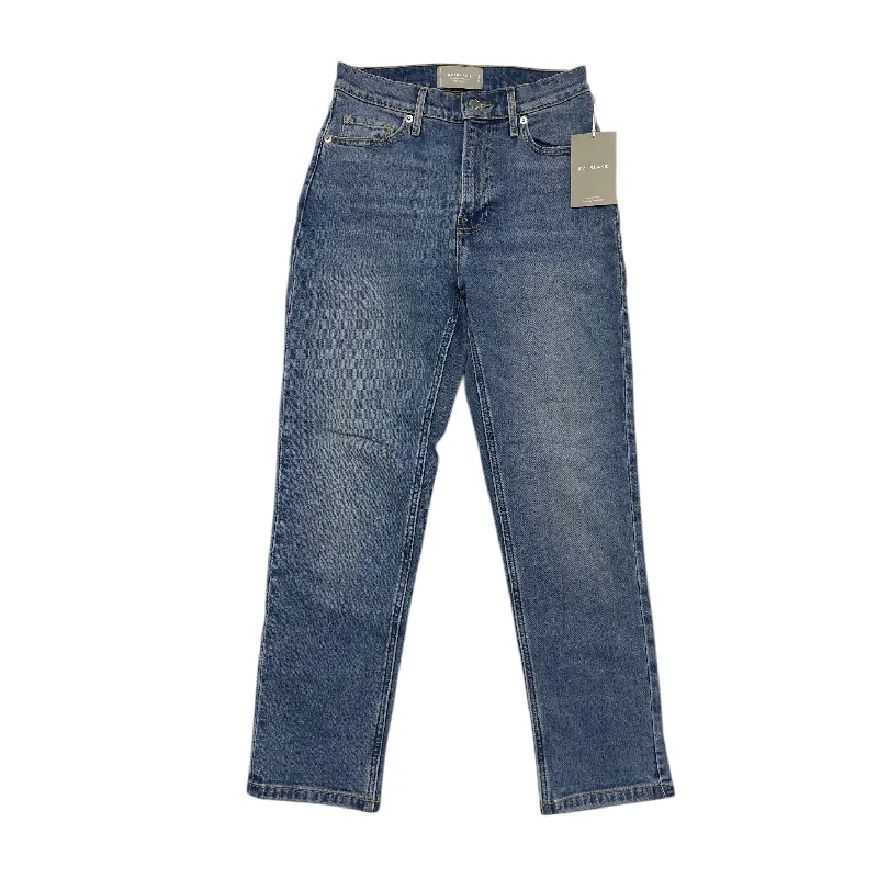 Designer Men's JeansJeans Skinny By Everlane In Blue Denim, Size:0
