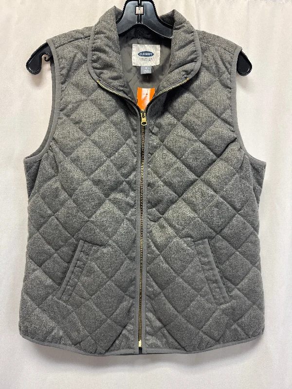 Men's Coats for Ice FishingVest Puffer & Quilted By Old Navy In Grey, Size: M