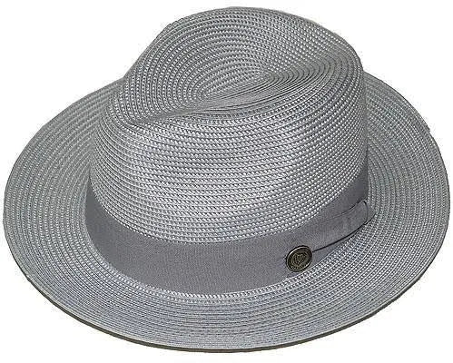 Reversible Bucket HatsGray Men's straw hats Bruno Capelo gray summer hats