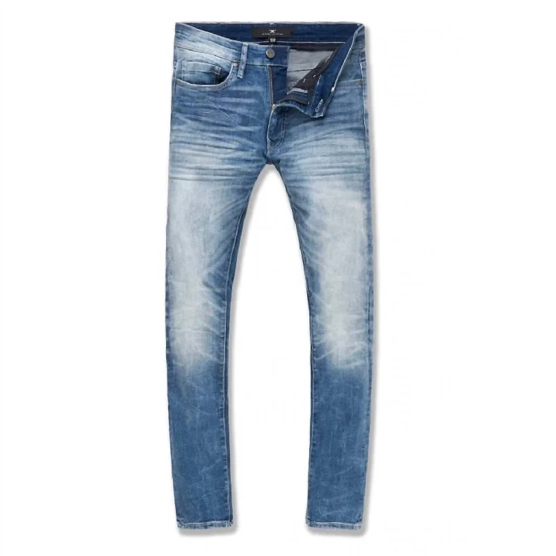 Fashionable Men's JeansMen's Ross Hamilton Pure Denim Jean In Aged Wash