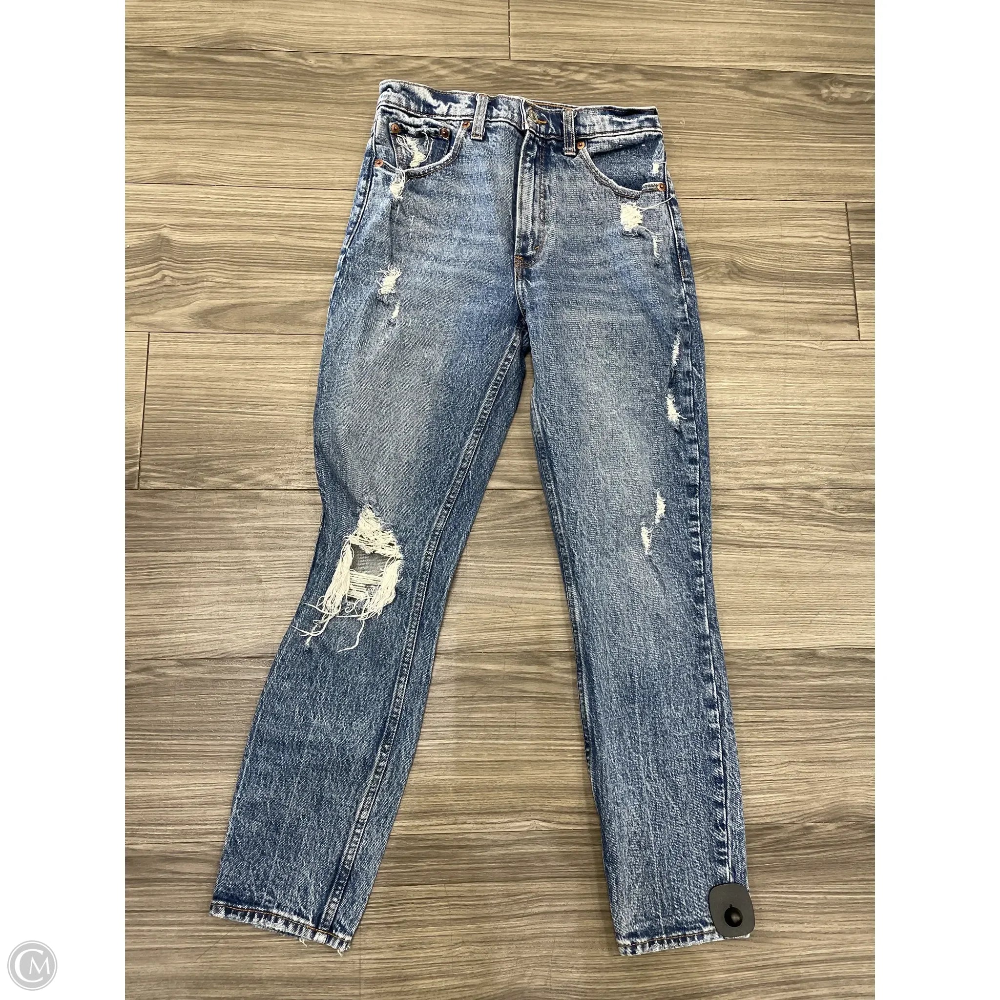 Light Blue Denim Men's JeansJeans Skinny By Abercrombie And Fitch In Blue, Size: 2