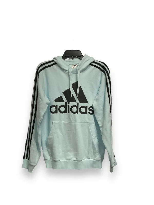 Men's Hoodies for SkiingSweatshirt Hoodie By Adidas In Blue, Size: S