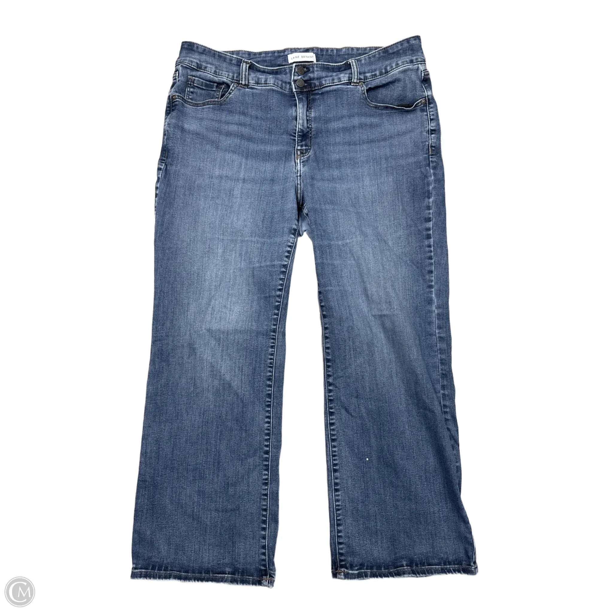 Men's Straight-Leg JeansJeans Boot Cut By Lane Bryant In Blue Denim, Size: 20