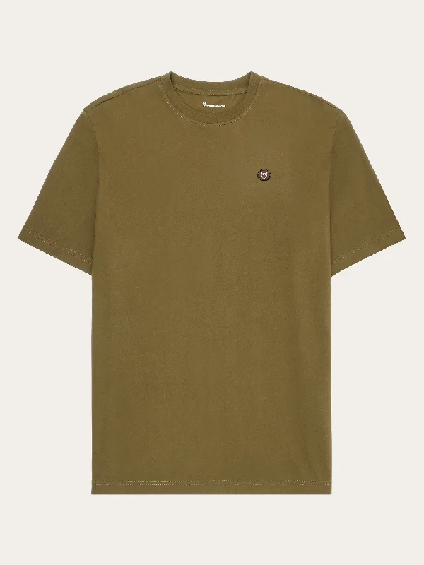 Men's Dressy Shirts for Formal EventsRegular fit Badge t-shirt - Dark Olive