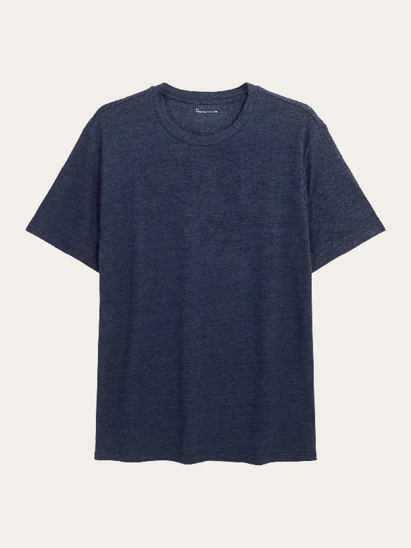 Men's Shirts with Single-Breasted DesignsLinen t-shirt - Total Eclipse