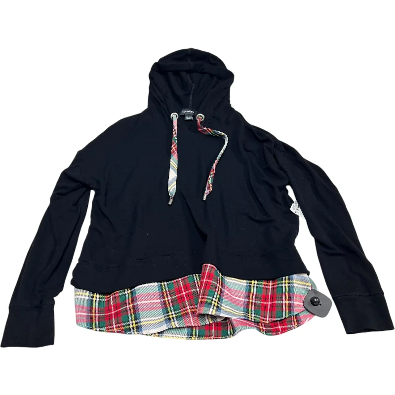 Men's Hoodies for Casual WearSweatshirt Hoodie By Karen Kane In Black, Size: Xs