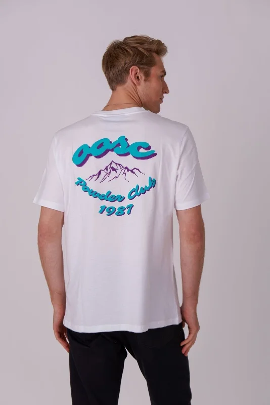 Men's Performance Shirts for SportsPowder Club T-Shirt - White
