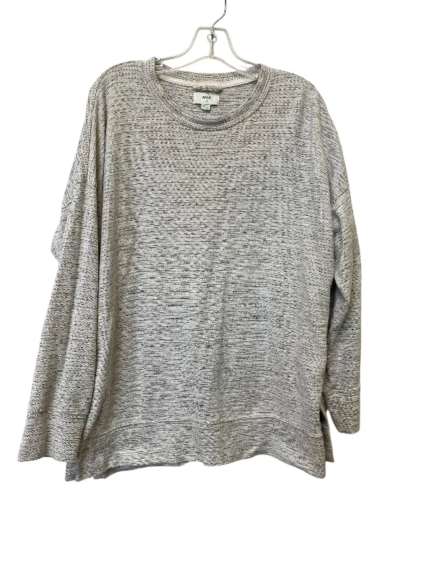 Men's Hoodies with Kangaroo PocketsSweatshirt Crewneck By Aerie In Grey, Size: L