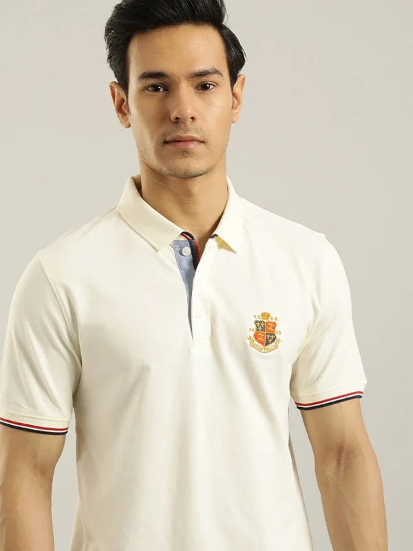 Men's Shirts with Button-Down PocketsMen Solid Polo T-Shirt