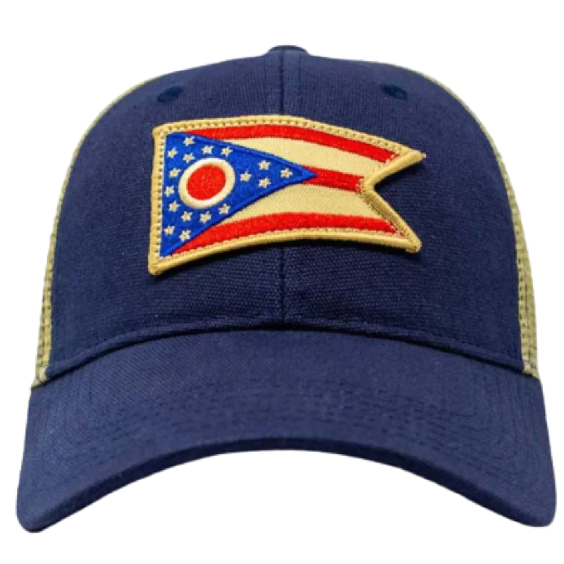 Casual Fedora Hats for MenCivil Standard Snapback - Ohio in Navy