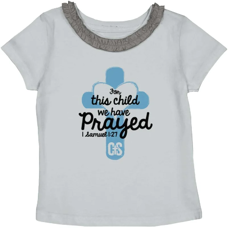 Men's Shirts with Hidden Buttons1 Samuel 1:27 Toddler Ruffled Trim T-Shirt