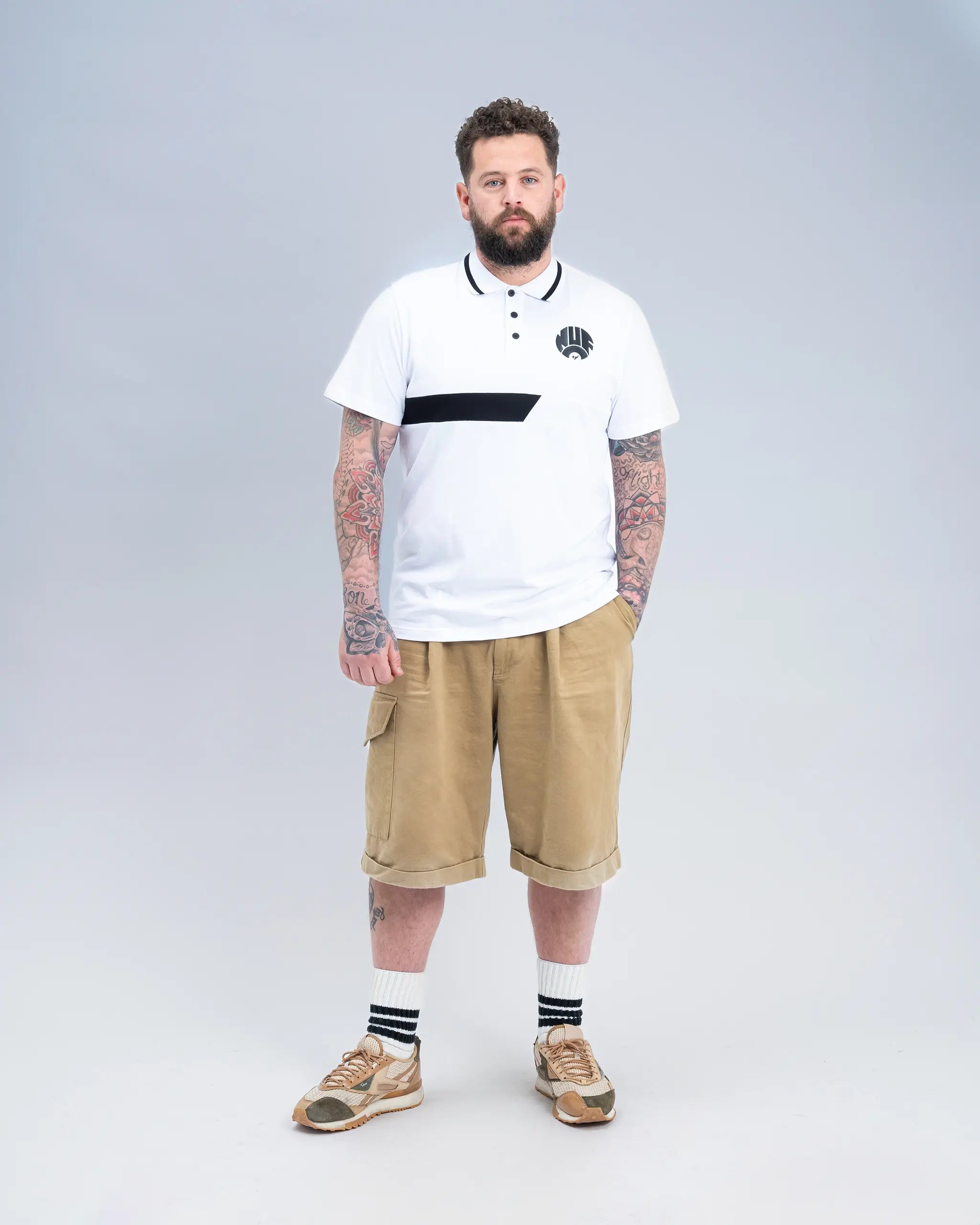 Comfortable Men's Polo ShirtsNewcastle United Archive White Tipped Polo Shirt