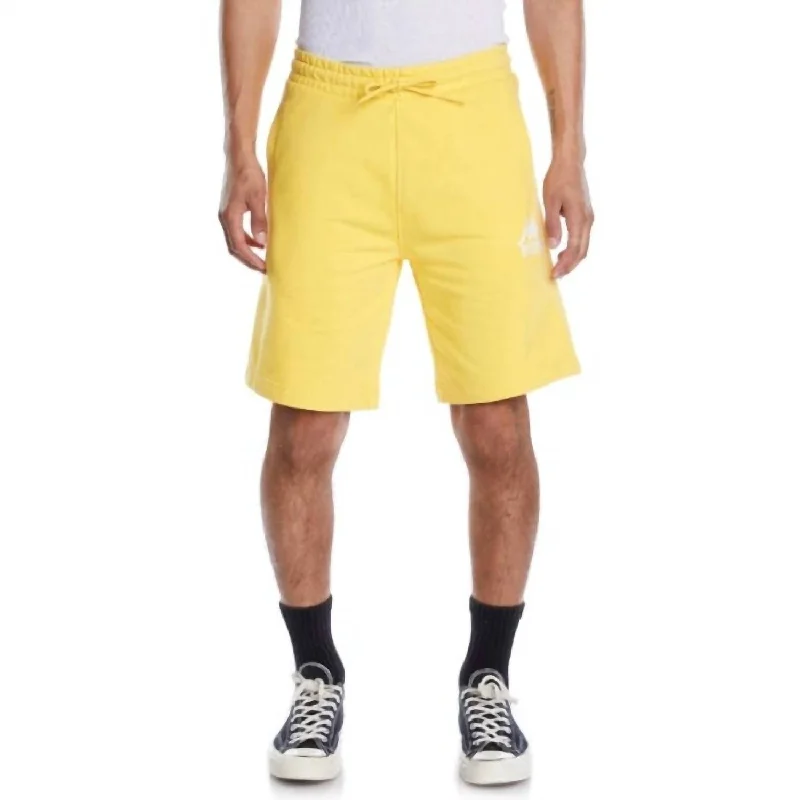 Sporty and Athletic Men's Workout ShortsAuthentic Uppsala Shorts In Yellow