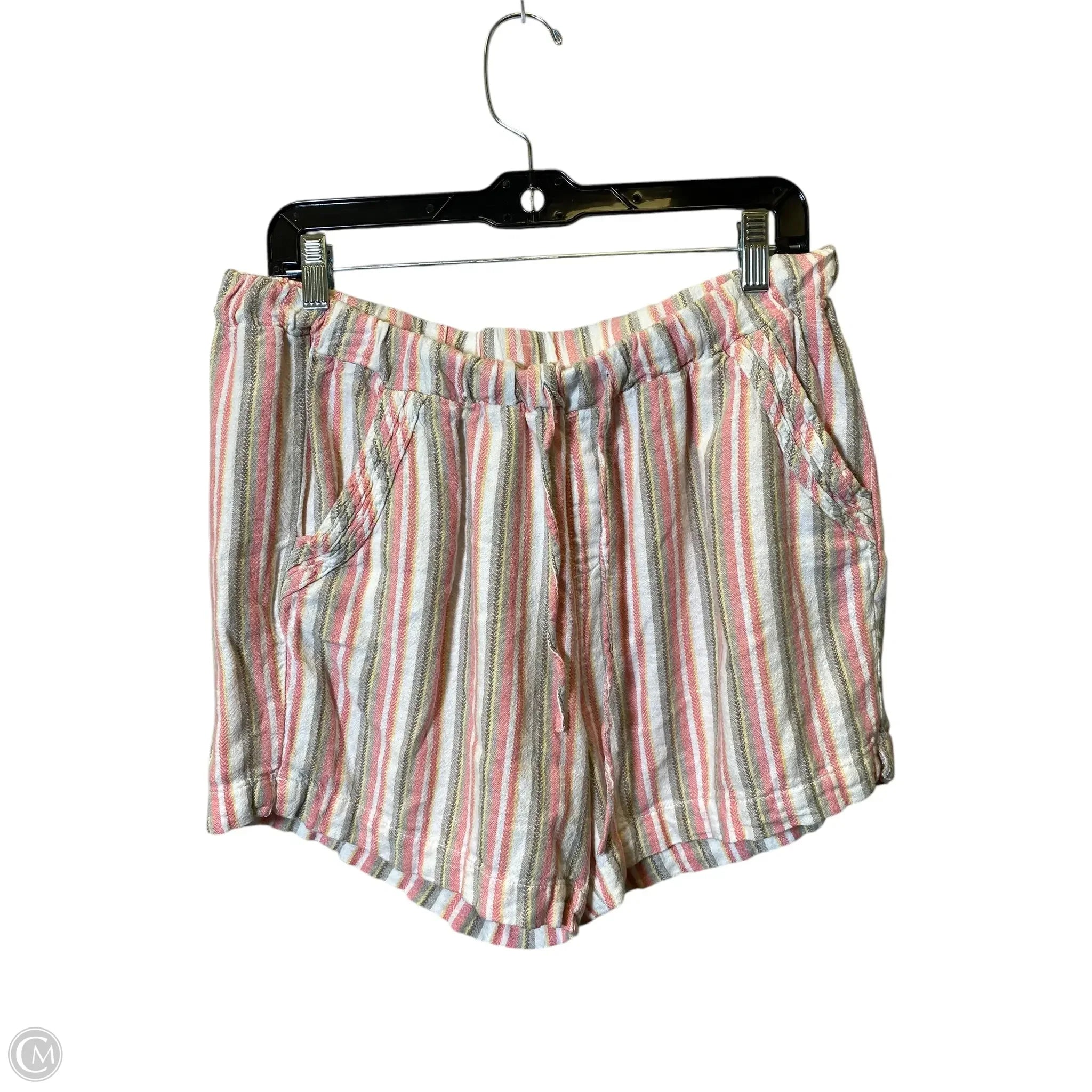 Breathable and Lightweight Men's Summer ShortsShorts By Briggs In Striped Pattern, Size: L Breathable and Lightweight Men's Summer ShortsShorts By Briggs In Striped Pattern, Size: L