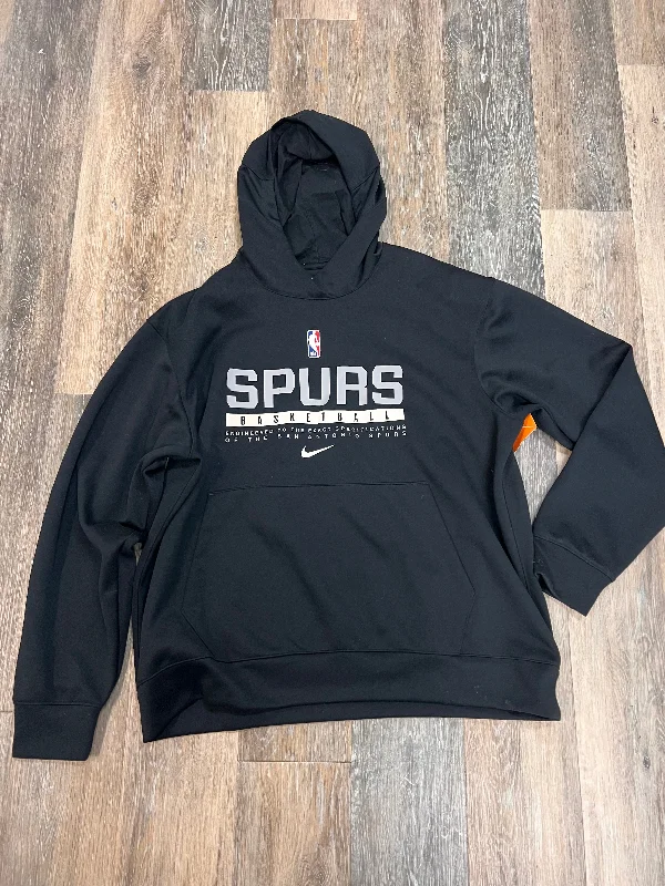 Men's Hoodies for WorkoutSweatshirt Hoodie By Nike NBA In Black, Size: Xl