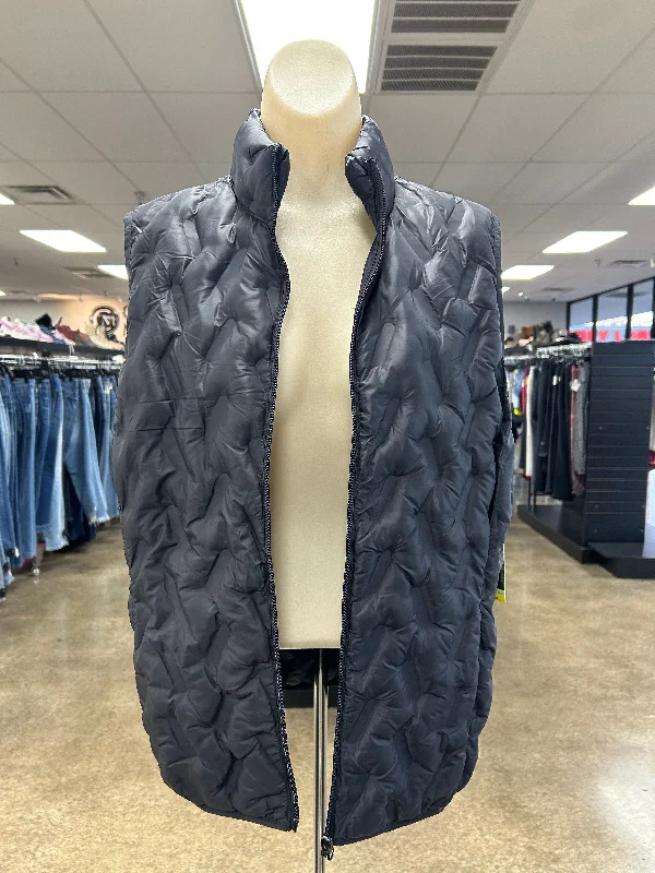 Men's Coats for Snowy WeatherVest Puffer & Quilted By Tangerine In Black, Size:M