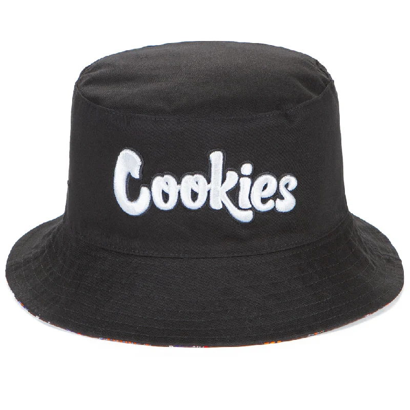 Black Cowboy HatsFull Clip Reversible Bucket Hat