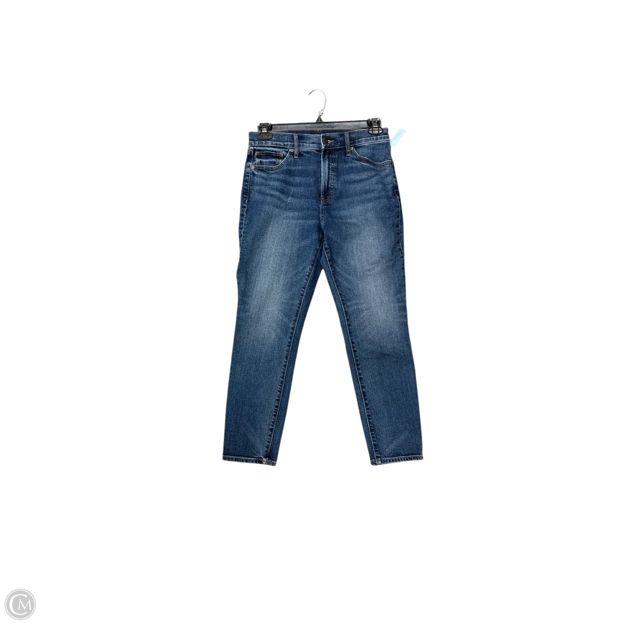 Men's Jeans with a Destroyed LookJeans Skinny By Express In Blue Denim, Size: 8p
