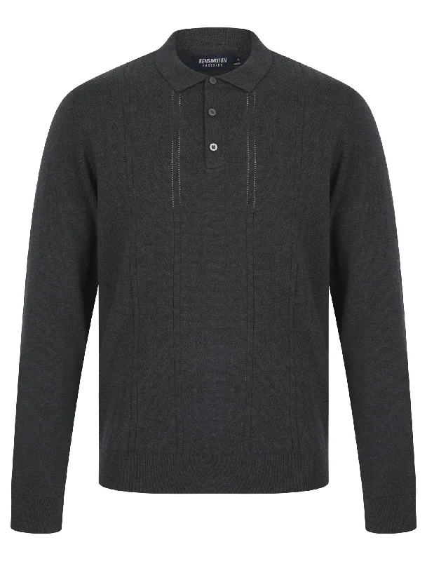 Men's Shirts with Elastic WaistbandsPolo | Wrubel | Charcoal
