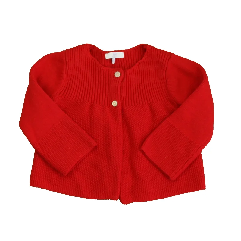 Men's Sweaters for AutumnJacadi Girls Red Cardigan