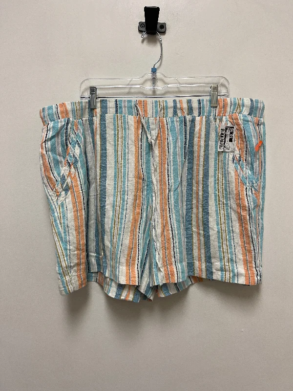 Men's Durable Cargo Shorts for WorkShorts By Briggs In Striped Pattern, Size: 2x
