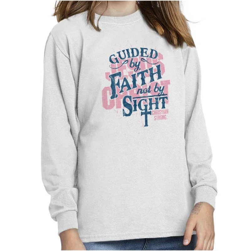 Striped Men's TopsGuided by Faith Youth Long Sleeve T-Shirt
