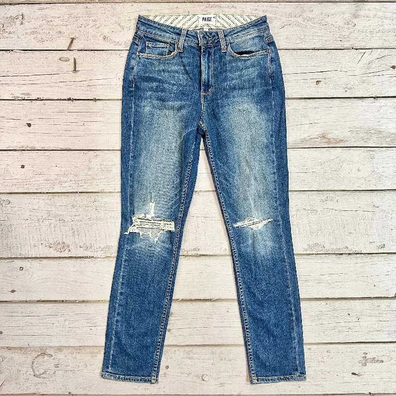 Men's Jeans with a Distressed LookJeans Designer By Paige  Size: 0