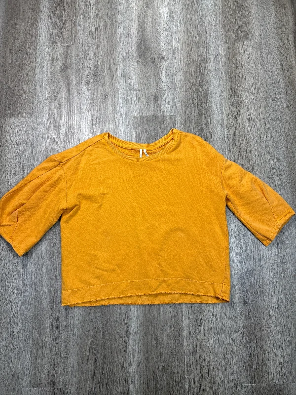 Men's Hoodies for Winter SportsSweatshirt Crewneck By Anthropologie In Yellow, Size: Xl Men's Hoodies for Winter SportsSweatshirt Crewneck By Anthropologie In Yellow, Size: Xl