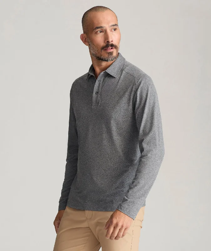 Layered Men's VestsPerformance Long-Sleeve Polo