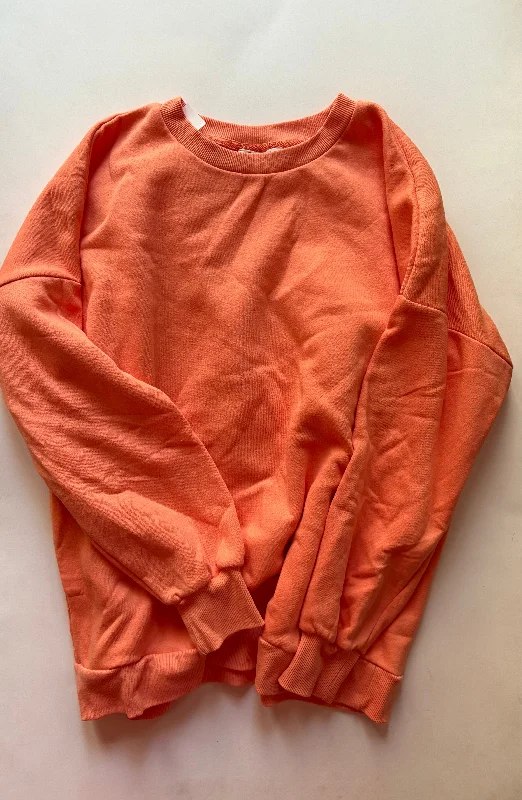 Men's Hoodies with Built-In HeadphonesSweatshirt Crewneck By Zenana Outfitters In Orange, Size: Xl Men's Hoodies with Built-In HeadphonesSweatshirt Crewneck By Zenana Outfitters In Orange, Size: Xl