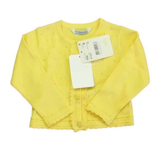 Men's Sweaters for Winter SportsMayoral Girls Yellow Cardigan