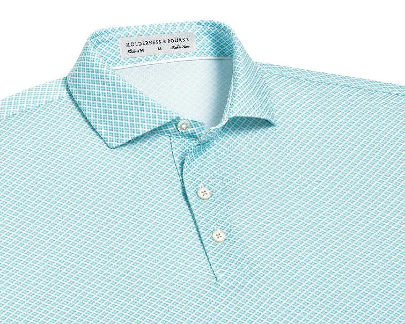 Men's Tailored Shirts for a Professional AppearanceThe Clark Shirt: White/Abaco/Lavender