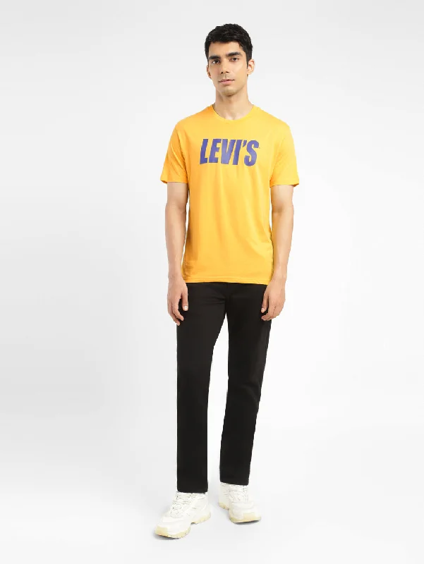 Men's Shirts with Cowl NecksMen's Brand Logo Crew Neck T-shirt
