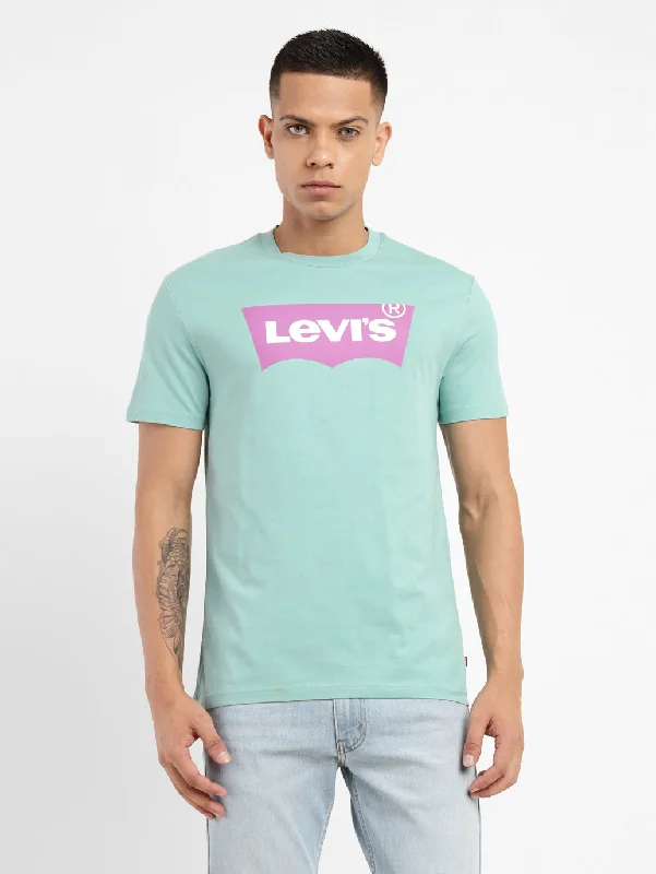 Men's Shirts with Embellished SleevesMen's Brand Logo Slim Fit T-shirt