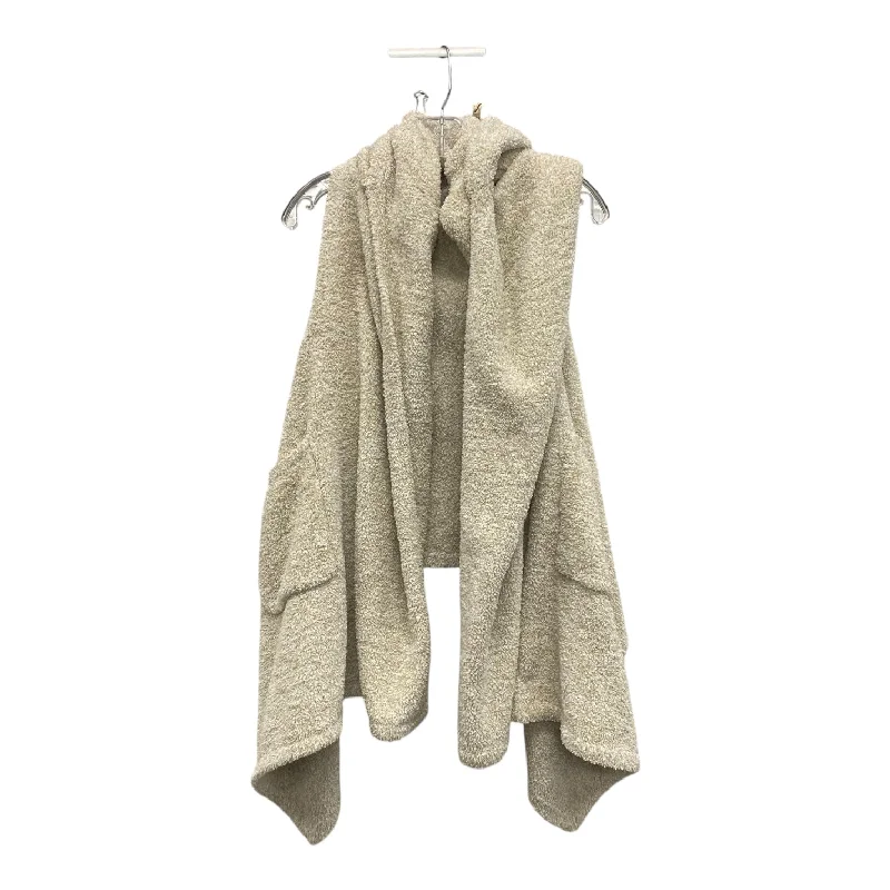 Men's Coats for WorkVest Fleece By Soft Surroundings In Tan, Size:Osfm