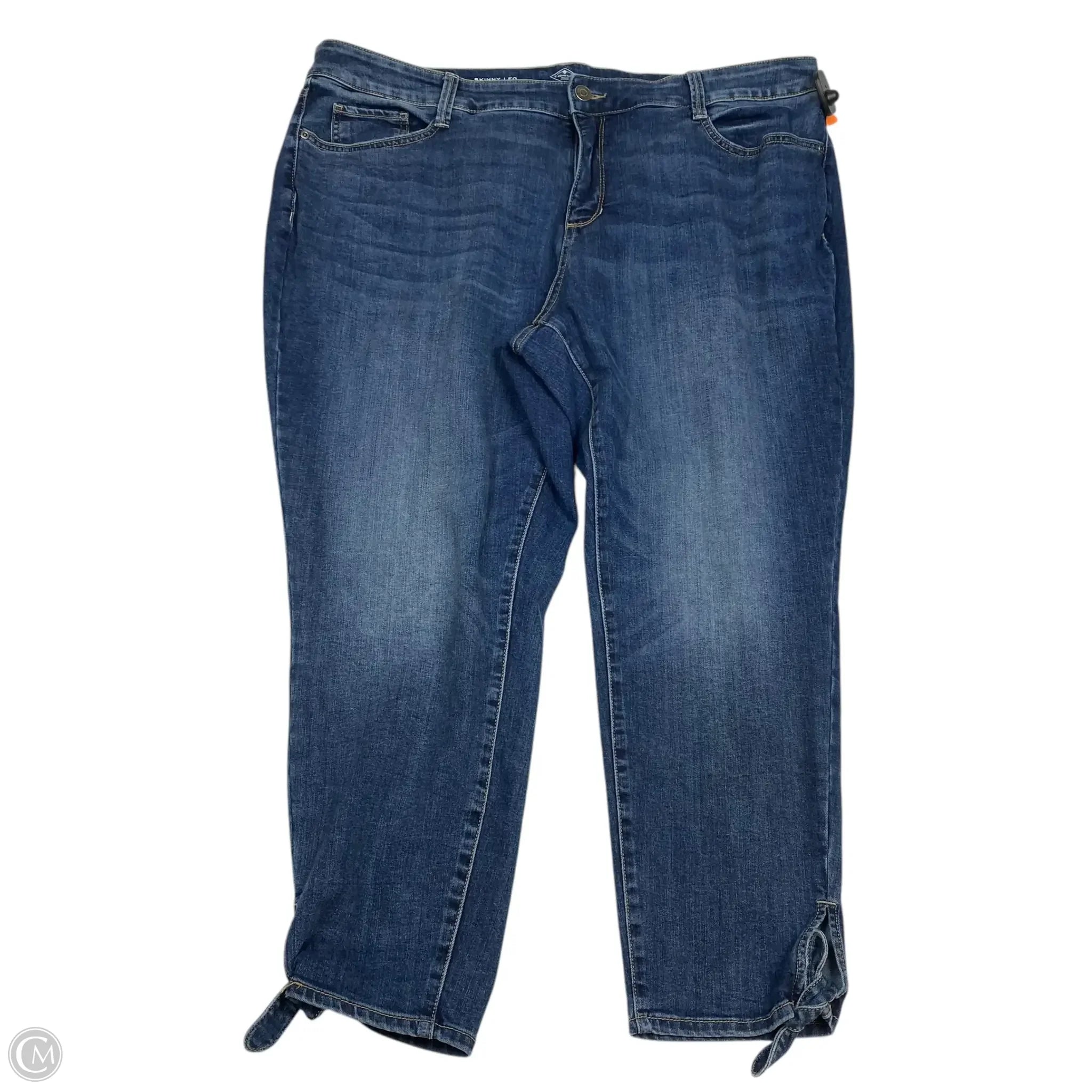 Men's Jeans Made in USAJeans Skinny By St Johns Bay In Blue Denim, Size: 22