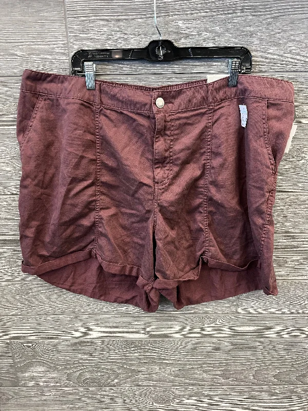 Men's Casual Short Pants for LoungingShorts By Maurices In Purple, Size: 22w