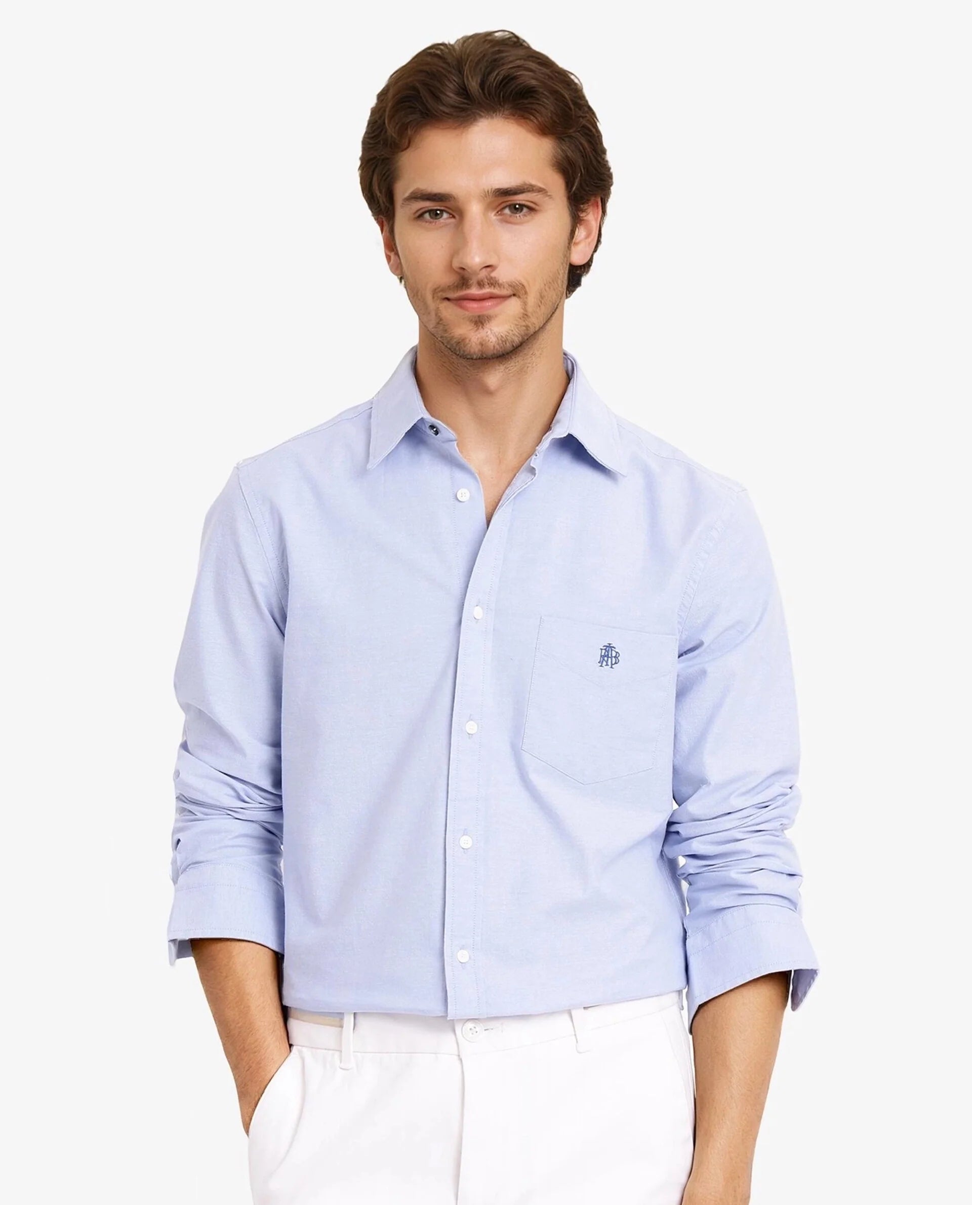 Men's Tennis Shirts for Court ComfortRare Rabbit Men Oxo Light Blue Cotton Spandex Fabric Full Sleeve Regular Fit Embroidered Logo Formal Plain Shirt Men's Tennis Shirts for Court ComfortRare Rabbit Men Oxo Light Blue Cotton Spandex Fabric Full Sleeve Regular Fit Embroidered Logo Formal Plain Shirt