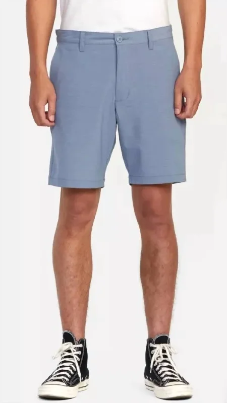 Men's Versatile and Practical Cargo Shorts for Work and PlayDaggers Hybrid Chino Short In Slate