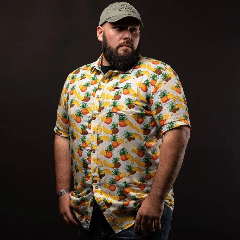 Men's Shirts with Barrel CuffsMen's At Ease Button Down - Low Hanging Fruit