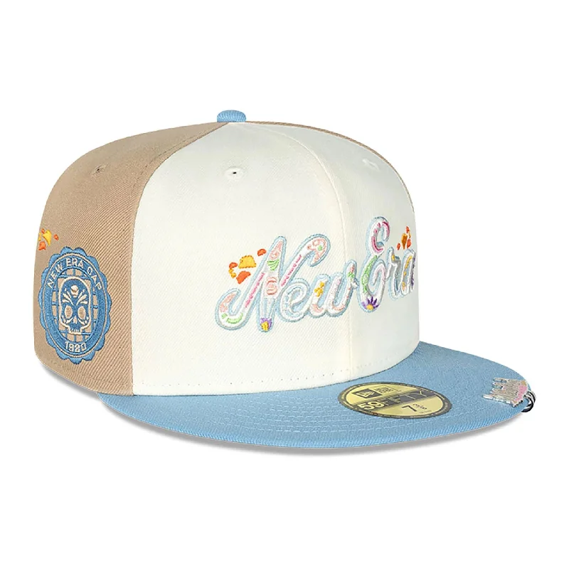 Funky Snapback HatsNew Era Day Of The Dead White 59FIFTY Fitted Cap