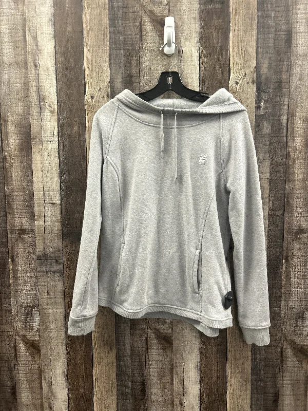 Men's Hoodies with Quick-Dry FabricAthletic Sweatshirt Hoodie By Fila In Grey, Size: M Men's Hoodies with Quick-Dry FabricAthletic Sweatshirt Hoodie By Fila In Grey, Size: M