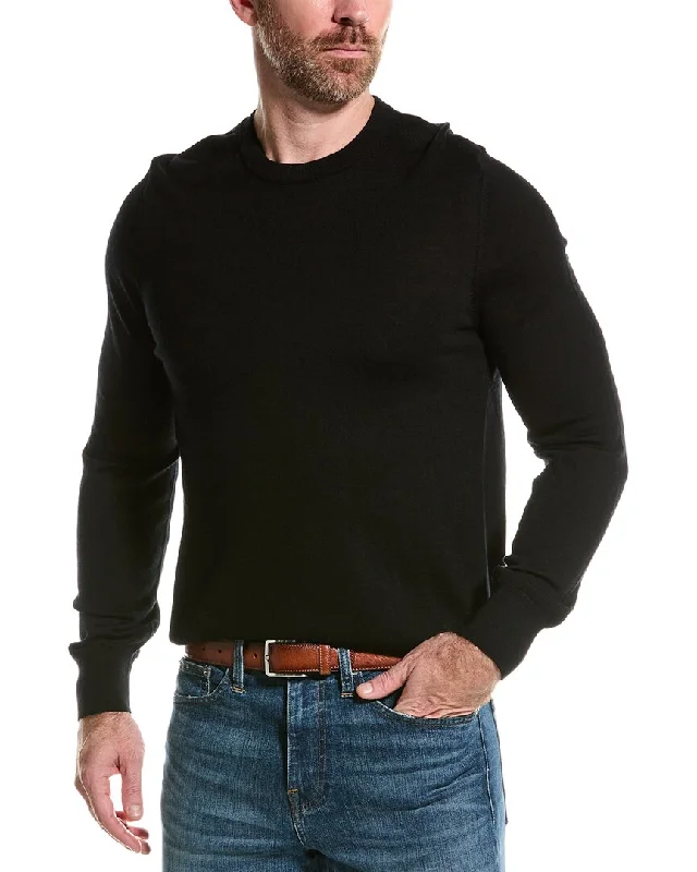 Men's Sweaters with Hoods and DrawstringsBrooks Brothers Merino Wool Crewneck Sweater Men's Sweaters with Hoods and DrawstringsBrooks Brothers Merino Wool Crewneck Sweater
