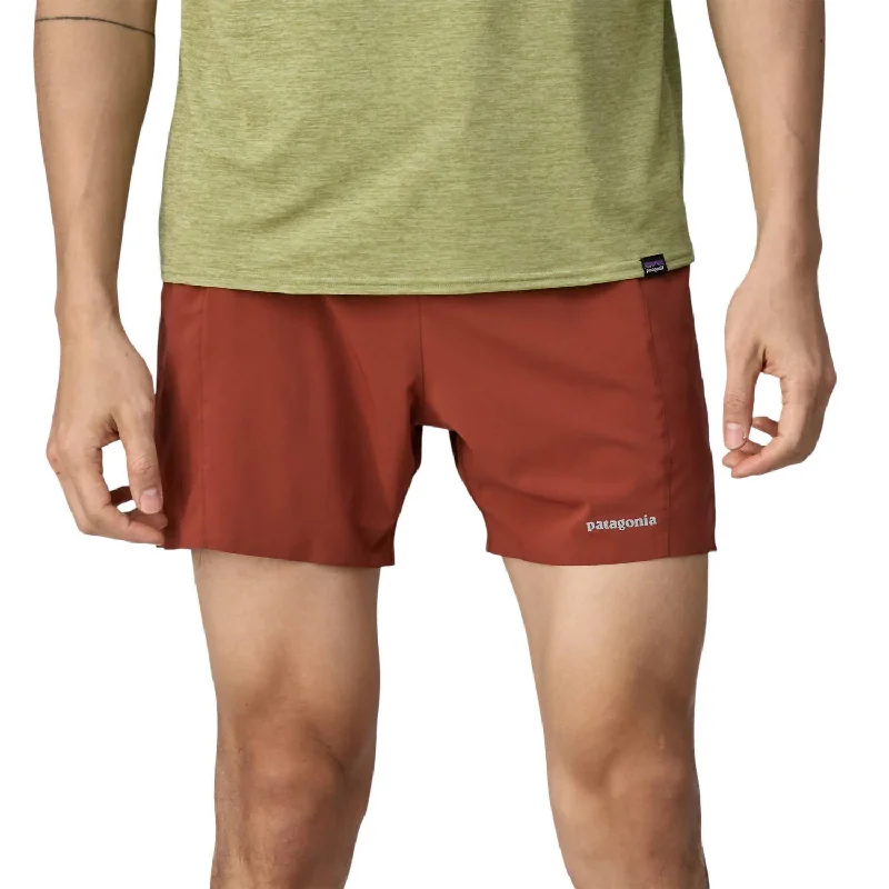 Breathable Fabric Men's Running ShortsMen's Strider Pro Shorts In Mangrove Red