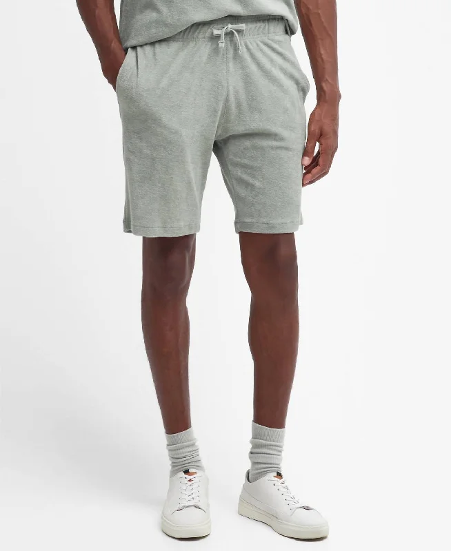 Athletic Men's Workout ShortsPull On Winford Shorts In Forest Fog