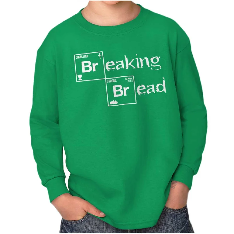 Durable Men's Work ShirtsBreaking Bread Youth Long Sleeve T-Shirt