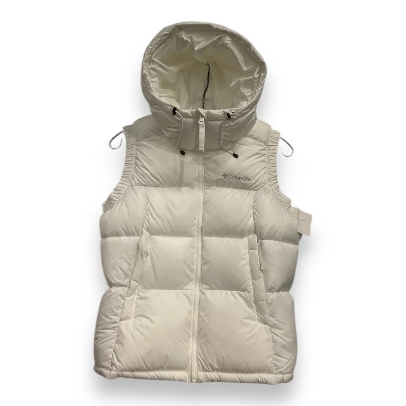 Men's Coats with Relaxed FitsVest Puffer & Quilted By Columbia In White, Size: M