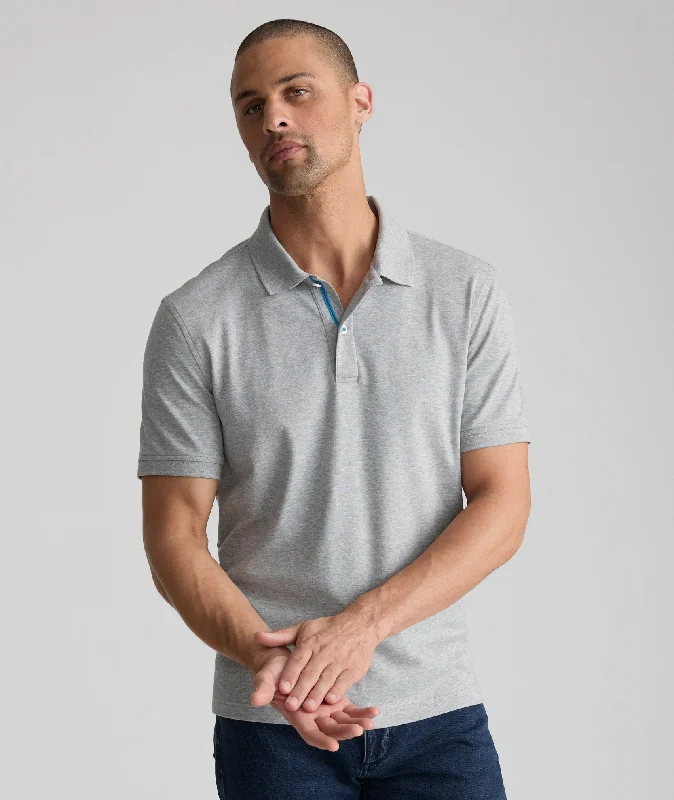Men's Shirts with Pocket SquaresWrinkle-Free Damaschino Polo