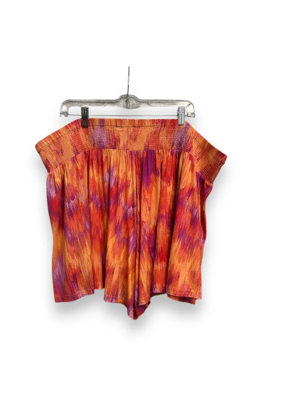 Men's Casual Short-Length PantsAthletic Shorts By Terra & Sky In Tie Dye Print, Size: 3x